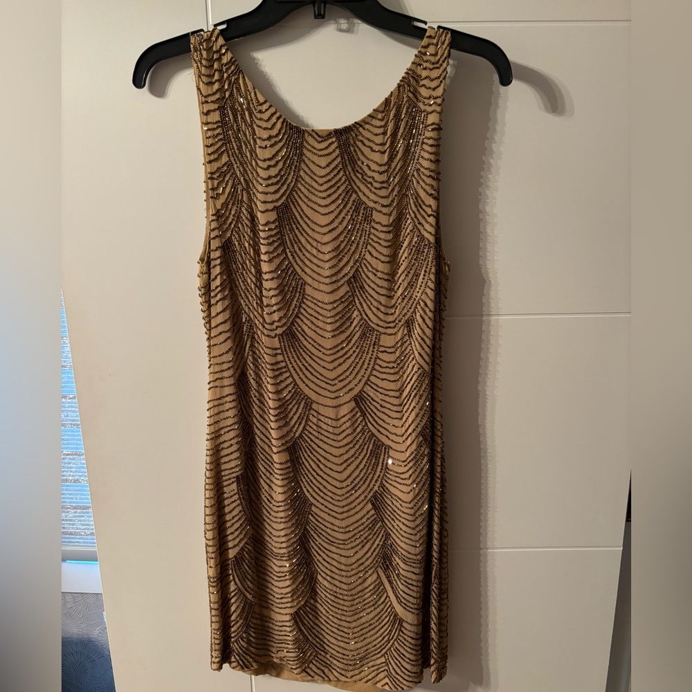Alice and Olivia beaded mini dress